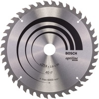 Bosch PRO Wood Kreissägeblatt, Ø 254mm, 40Z Bohrung 30mm, für Kapp- & Gehrungssägen