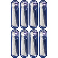 Braun Oral-B iO Strahlendes Weiss 8er, Aufsteckbürste weiß, Für eine aufhellende Reinigung