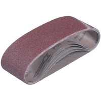 EINHELL Schleifband-Set Korund 75 x 533mm  5-teilig, für Bandschleifer TC-BS 8038, TE-BS8540 E