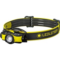 Ledlenser Stirnlampe iH5R, LED-Leuchte schwarz/gelb