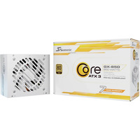 Seasonic Core GX-850-V2-WHITE 850W, PC-Netzteil weiß, 1x 12-Pin High Power GPU, 2x PCIe, Kabalmanagement, 850 Watt