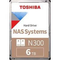 Toshiba N300 6 TB, Festplatte SATA 6 Gb/s, 3,5", Bulk