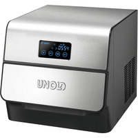 Unold Eiswürfelbereiter Edel edelstahl/schwarz, 150 Watt Kompressor