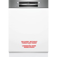 Bosch SMI4ETS08E Serie 4, Spülmaschine edelstahl (gebürstet), 60 cm, Home Connect