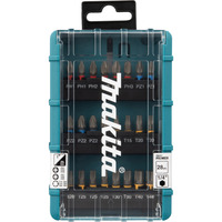 Makita Torsions-Steckschlüssel- & Bit-Satz Impact Premier E-25068, 28-teilig blau, 1/4", für Schlagschrauber