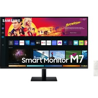 SAMSUNG Smart Monitor M7B S32BM700UP, LED-Monitor 81.3 cm (32 Zoll), schwarz, UltraHD/4K, WLAN, Bluetooth, VA