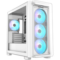 ASUS A23 PLUS TG ARGB , Tower-Gehäuse weiß, Tempered Glass