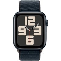 Apple Watch SE (2023), Smartwatch dunkelblau/dunkelblau, 44 mm, Sport Loop, Aluminium, Cellular