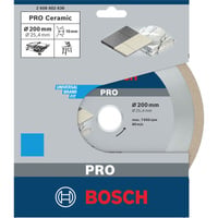 Bosch Professional PRO Ceramic Diamant-Trennscheibe, Ø 200mm Bohrung 25,4mm