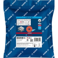 Bosch Professional X-LOCK Expert R782 Prisma Ceramic Fiberschleifscheibe, Ø 125mm, K80 25 Stück, Bohrung 22,23mm