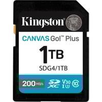 Kingston Canvas Go! Plus 1TB SDXC, Speicherkarte schwarz, UHS-I U3, Class 10, V30