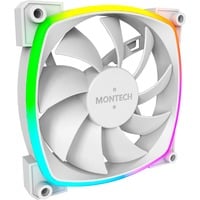 Montech AX120 PWM 120x120x25, Gehäuselüfter weiß, 120 mm
