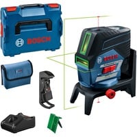 Bosch Kombilaser GCL 2-50 CG Professional + RM2, Kreuzlinienlaser blau/schwarz, L-BOXX, mit Halterung