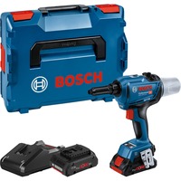 Bosch Professional Akku-Nietpistole GRG 18V-16 C Professional, 18Volt blau/schwarz, 2x Li-Ion Akku ProCORE18V 4,0Ah, in L-BOXX