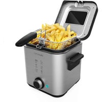 Cecotec Fritteuse CleanFry Advance 1500 Inox edelstahl, 900 Watt, Ölbehälter 1,5 Liter