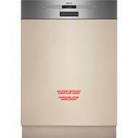 Neff S145ECS00E, Spülmaschine edelstahl (gebürstet), 60 cm, Home Connect