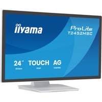 iiyama ProLite T2452MSC-W2AG, LED-Monitor 60.5 cm (24 Zoll), weiß, FHD, IPS, Touchscreen, HDMI, DP, Entspiegelung, 120Hz Panel