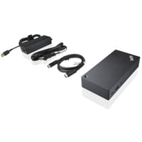 Lenovo ThinkPad Thunderbolt 3 Dock Generalüberholt, Dockingstation schwarz, HDMI, DisplayPort, USB