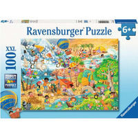 Ravensburger Kinderpuzzle - Die 4 Jahreszeiten 100 Teile