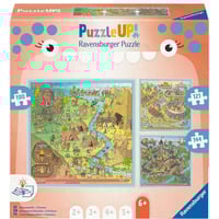 Ravensburger Puzzle UP! Geschichte - Steinzeit, Altes Rom, Mittelalter 100, 121 und 144 Teile