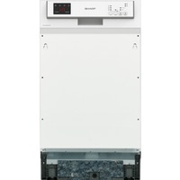 SHARP QW-HS12S47EW-DE, Spülmaschine weiß, 45 cm