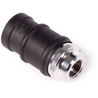 Alphacool ES Schnellverschluss BLH1A PushIn Female IG, Verbindung chrom/schwarz (matt)