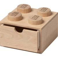 Room Copenhagen LEGO 2x2 Holz Schreibtischschublade, Aufbewahrungsbox eiche, hell