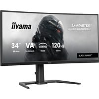 iiyama G-Master GCB3482WQSU-B1 BLACK HAWK , Gaming-Monitor 86.4 cm (34 Zoll), schwarz, WQHD, Curved, VA, Free-Sync Premium, USB-C, 120Hz Panel