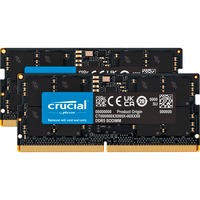 Crucial SO-DIMM 48 GB DDR5-5600 (2x 24 GB) Dual-Kit, Arbeitsspeicher schwarz, CT2K24G56C46S5