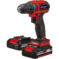 EINHELL Akku-Bohrschrauber TE-CD 18/40 Li BL, 18Volt rot/schwarz, 2x Li-Ion-Akku 2,0Ah, im Koffer