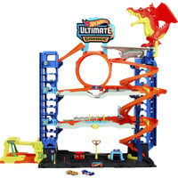 Hot Wheels City Ultimate Garage 23, Spielgebäude (Inkl. 2 Hot Wheels Fahrzeuge)