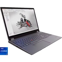 Lenovo ThinkPad P16 G2 (21FA0045GE), Notebook grau/schwarz, Intel® Core™ i9-13980HX, NVIDIA RTX 3500, 64 GB DDR5, 1 TB (1 TB SSD), Windows 11 Pro 64-Bit