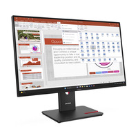 Lenovo ThinkVision T27-40, LED-Monitor 68.6 cm (27 Zoll), schwarz, FullHD, IPS, USB-Hub, VGA, HDMI, DP, 120Hz Panel