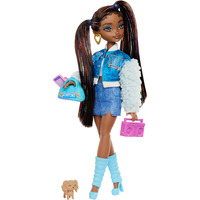 Mattel Barbie Dream Besties Brooklyn Modepuppe mit Zubehör zum Thema Video und Musik