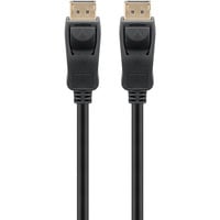 goobay Kabel DisplayPort Stecker > DisplayPort Stecker, 8K / 144Hz schwarz, 3 Meter, 54 Gbit/s, DisplayPort 2.0 / 2.1