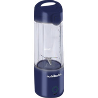 nutribullet Portable Standmixer NBP003NBL dunkelblau, akkubetrieben, 0,475 Liter