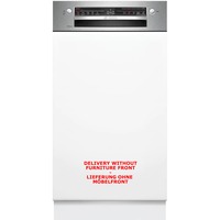 Bosch SPI2HMS42E Serie 2, Spülmaschine edelstahl (gebürstet), 45 cm, Home Connect