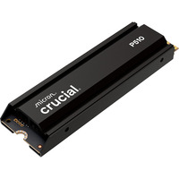 Crucial P510 2 TB mit Kühlkörper, SSD schwarz, PCIe 5.0 x4, NVMe, M.2 2280