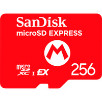 SanDisk Nintendo Switch 2 mircoSD Express Card 256 GB, Speicherkarte im Mario-Design