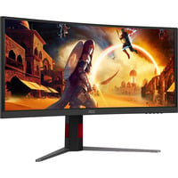 AOC AGON CU34G4CA, Gaming-Monitor 86.4 cm (34 Zoll), schwarz, WQHD, Fast-VA, Curved, USB-Hub, KVM, 180Hz Panel