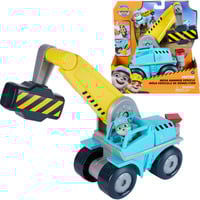 Spin Master Rubble & Crew - Motors Mega-Hammer-Baufahrzeug mit Motor-Figur, Spielfahrzeug mit Baggerschaufel, Schweißbrenner, Schraubenzieher, Schraubenschlüssel und Rubble Hundefigur