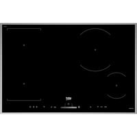 BEKO HII 84500 FHTX, Autarkes Kochfeld schwarz/silber, 77 cm
