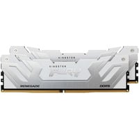 Kingston FURY DIMM 48 GB DDR5-8800 (2x 24 GB) Dual-Kit, Arbeitsspeicher silber/weiß, KF588CU42RWK2-48, Renegade, INTEL XMP