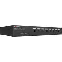 Lindy 8 Port DisplayPort 1.2 & USB 2.0 KVM Switch, KVM-Switch schwarz