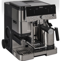 Ninja Luxe Premium Siebträger ES601EU, Espressomaschine silber/schwarz