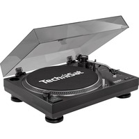 TechniSat TECHNIPLAYER LP300, Plattenspieler schwarz/silber, Digitalisierungsfunktion, Phonovorverstärker