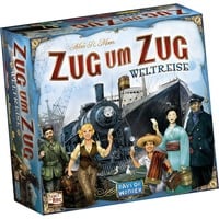 Asmodee Zug um Zug Weltreise, Brettspiel 