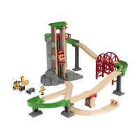 BRIO World Großes Lagerhaus-Set mit Aufzug, Spielgebäude