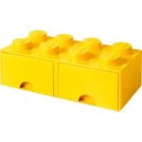Room Copenhagen LEGO Brick Drawer 8 gelb, Aufbewahrungsbox gelb