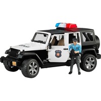 bruder Jeep Wrangler Unlimited Rubicon Polizeifahrzeug , Modellfahrzeug mit Polizist 